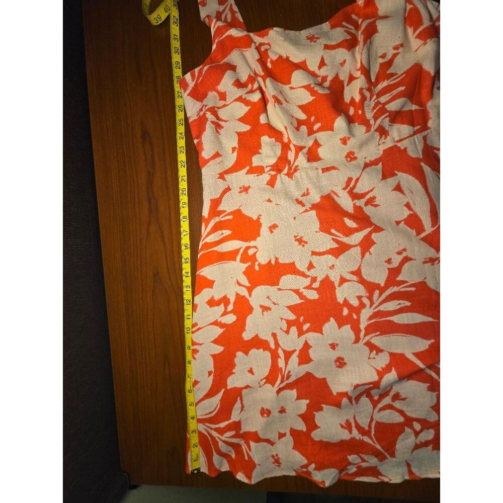 NWT Vince Camuto Cayenne Cream Floral Mini Dress Women’s Size L. - Picture 13 of 16